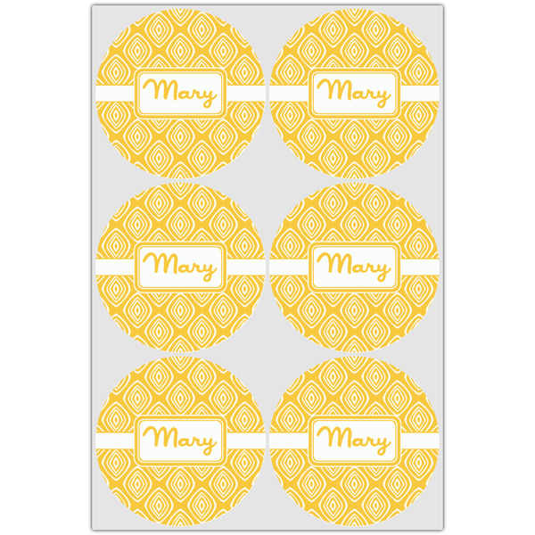 Tribal Diamond Drink Topper - XLarge - Set of 6