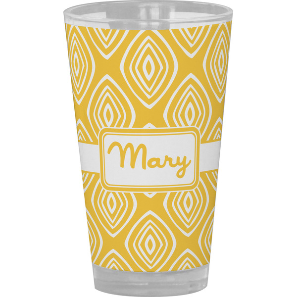 Custom Tribal Diamond Pint Glass - Full Color (Personalized)