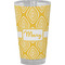 Tribal Diamond Pint Glass - Full Color (Personalized)