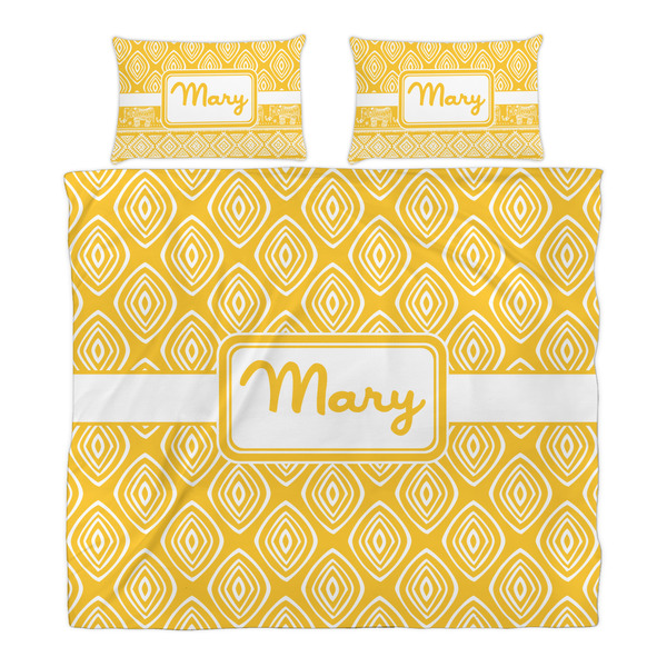 Tribal Diamond Duvet Cover Set - King - Alt Approval