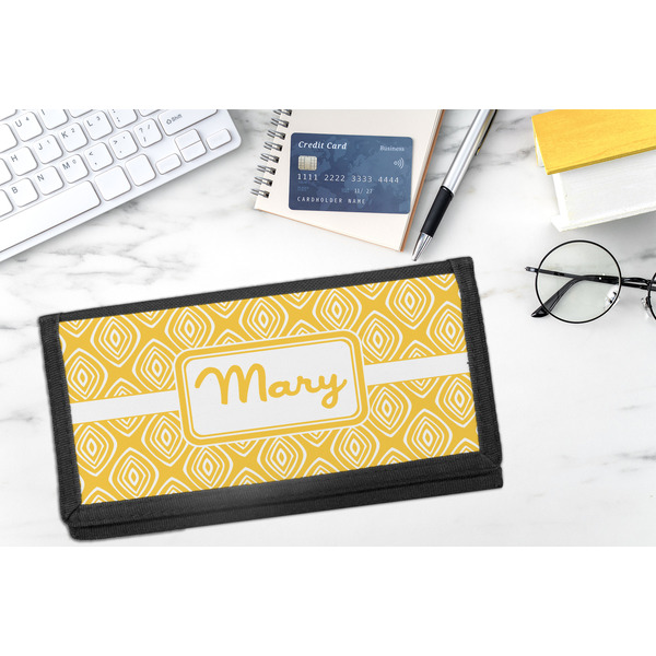 Tribal Diamond DyeTrans Checkbook Cover - LIFESTYLE