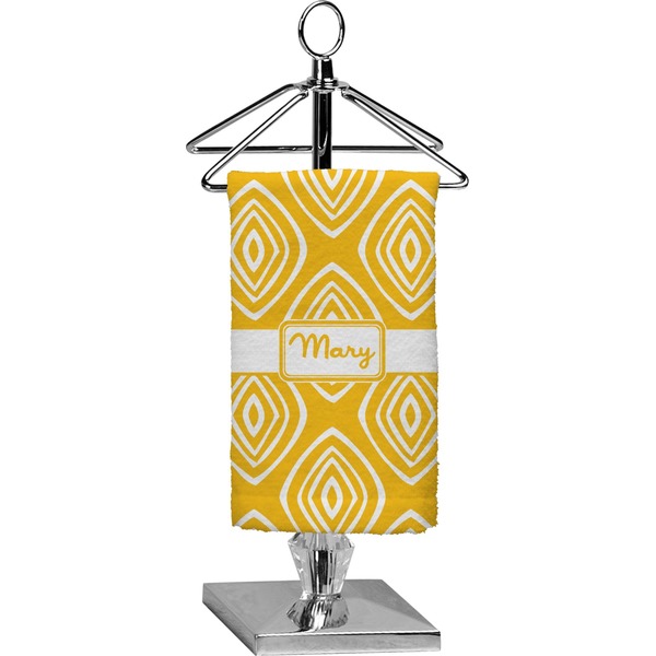 Custom Tribal Diamond Finger Tip Towel - Full Print (Personalized)