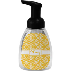 Tribal Diamond Foam Soap Bottle - Black (Personalized)