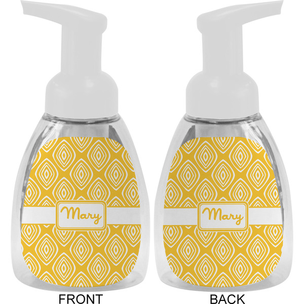 Tribal Diamond Foam Soap Bottle Approval - White
