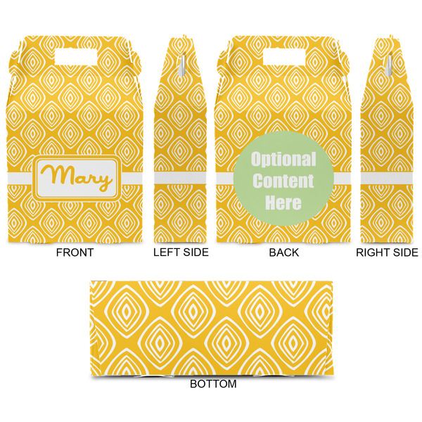 Tribal Diamond Gable Favor Box - Approval