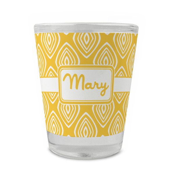 Tribal Diamond Glass Shot Glass - Standard - FRONT