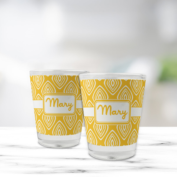 Tribal Diamond Glass Shot Glass - Standard - LIFESTYLE