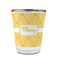 Tribal Diamond Glass Shot Glass - 1.5 oz - with Gold Rim - Single (Personalized)