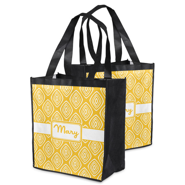 Tribal Diamond Grocery Bag - MAIN