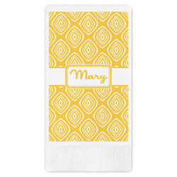 Tribal Diamond Guest Napkins - Full Color - Embossed Edge (Personalized)
