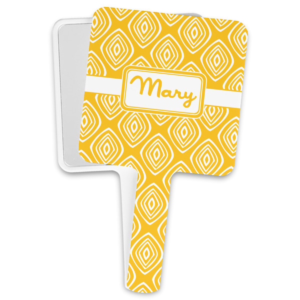 Custom Tribal Diamond Hand Mirror (Personalized)