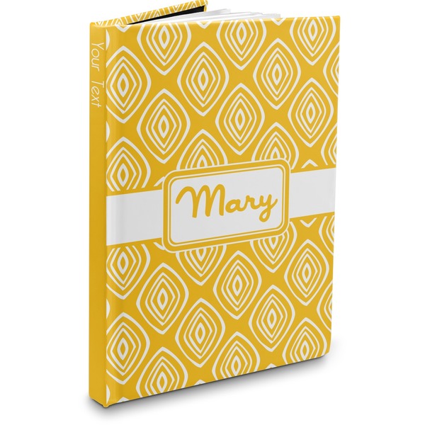 Custom Tribal Diamond Hardbound Journal (Personalized)