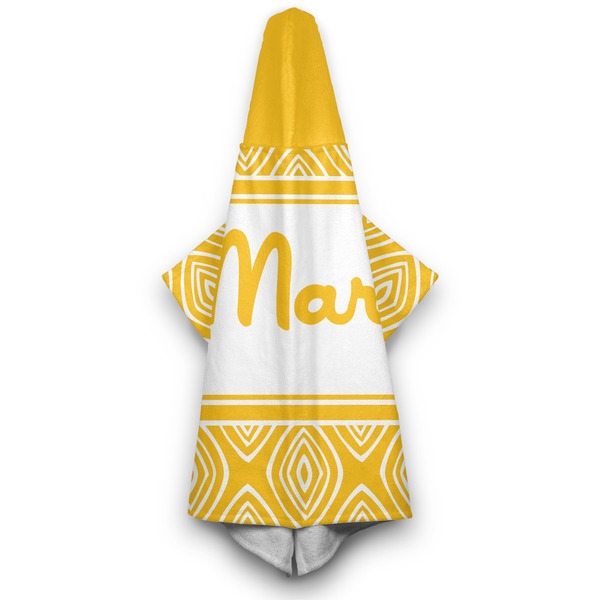 Tribal Diamond Hooded Towel - Hanging