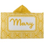 Tribal Diamond Kids Hooded Towel (Personalized)