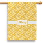 Tribal Diamond 28" House Flag - Single Sided (Personalized)