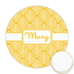 Tribal Diamond Printed Cookie Topper - Round (Personalized)