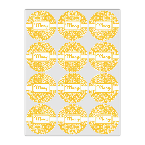 Tribal Diamond Icing Circle - Small - Set of 12