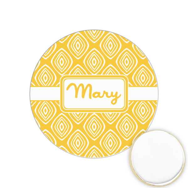 Custom Tribal Diamond Printed Cookie Topper - 1.25" (Personalized)