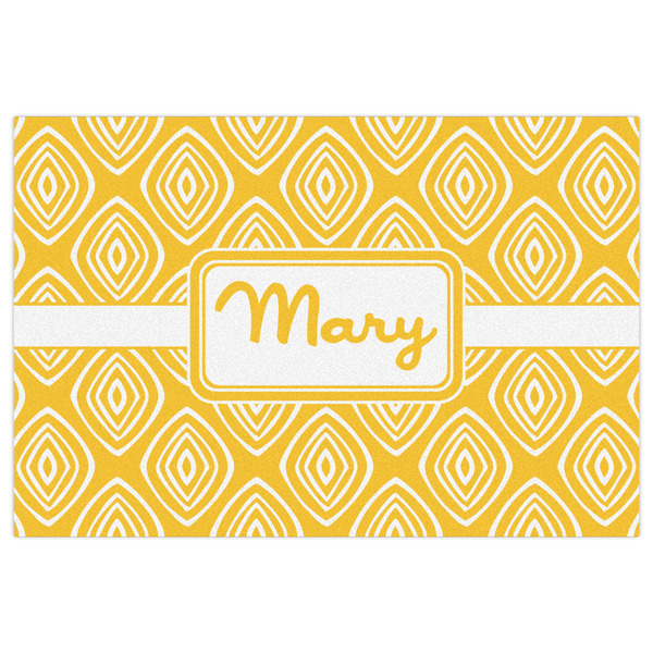 Tribal Diamond Indoor / Outdoor Rug - 2'x3' - Front Flat