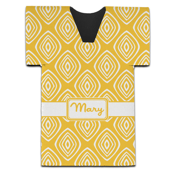 Custom Tribal Diamond Jersey Bottle Cooler (Personalized)