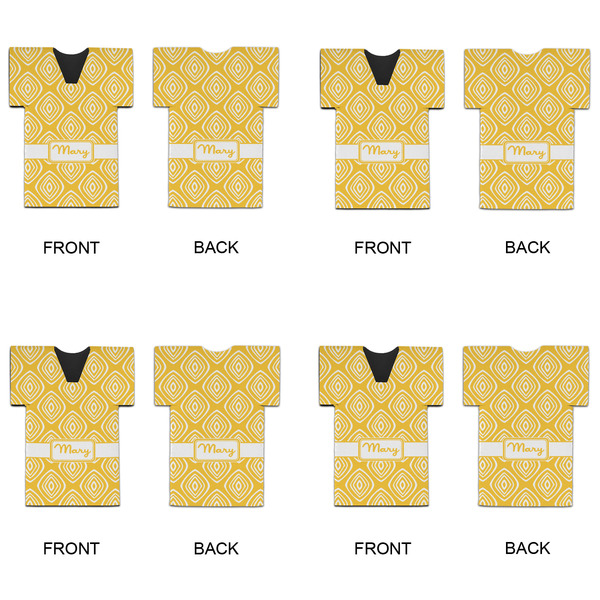 Tribal Diamond Jersey Bottle Cooler - Set of 4 - APPROVAL