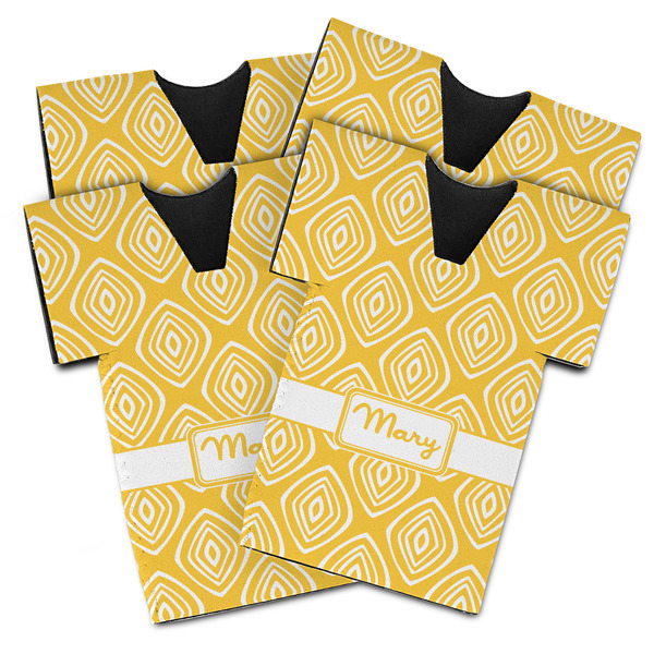 Tribal Diamond Jersey Bottle Cooler - Set of 4 - MAIN (flat)