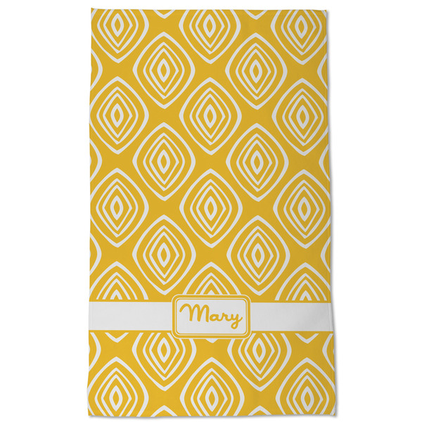 Tribal Diamond Kitchen Towel - Poly Cotton - Full Front