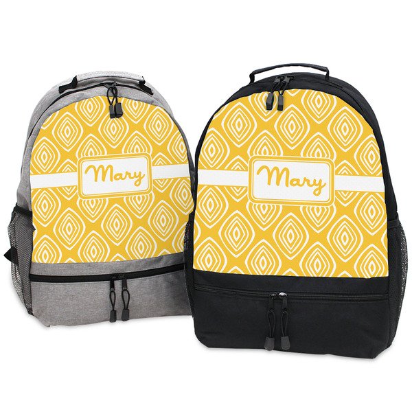 Tribal Diamond Large Backpacks - Both