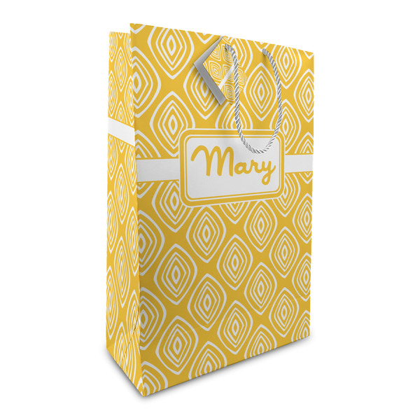 Custom Tribal Diamond Large Gift Bag (Personalized)