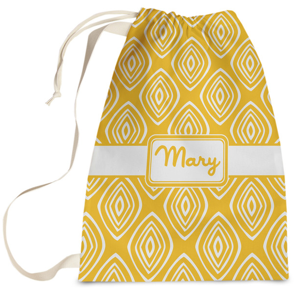 Custom Tribal Diamond Laundry Bag - Large (Personalized)