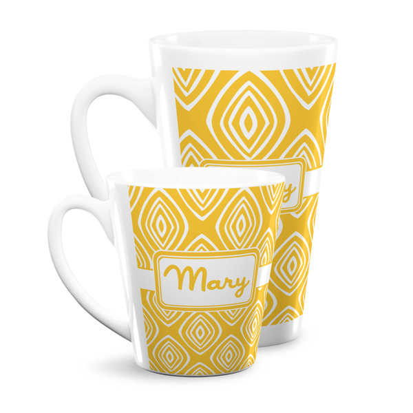 Tribal Diamond Latte Mugs Main