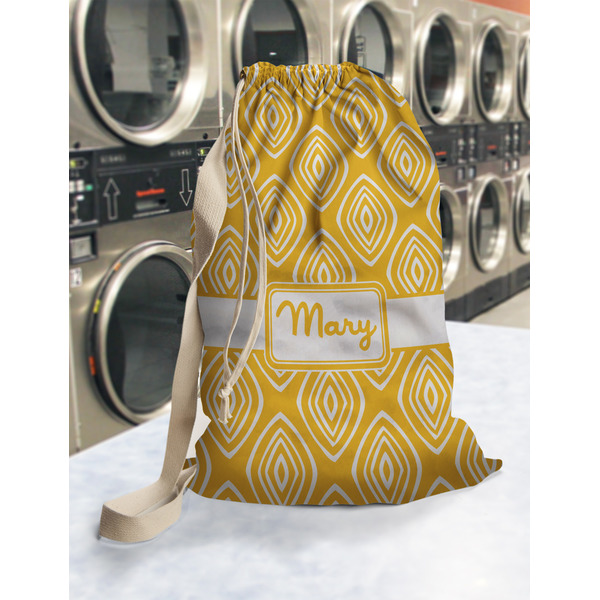 Tribal Diamond Laundry Bag in Laundromat