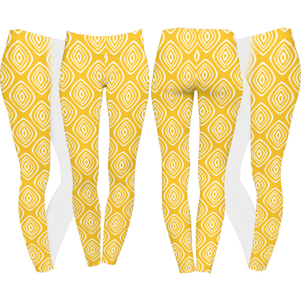 Tribal Diamond Leggings Turn Around - Apvl