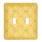 Tribal Diamond Light Switch Cover (2 Toggle Plate)