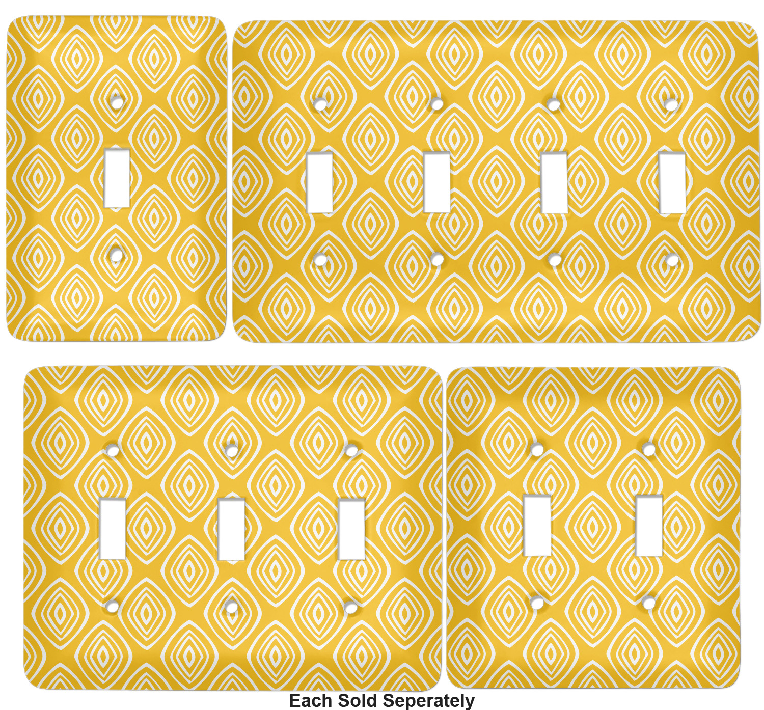 Tribal Diamond Light Switch Cover (Personalized) YouCustomizeIt