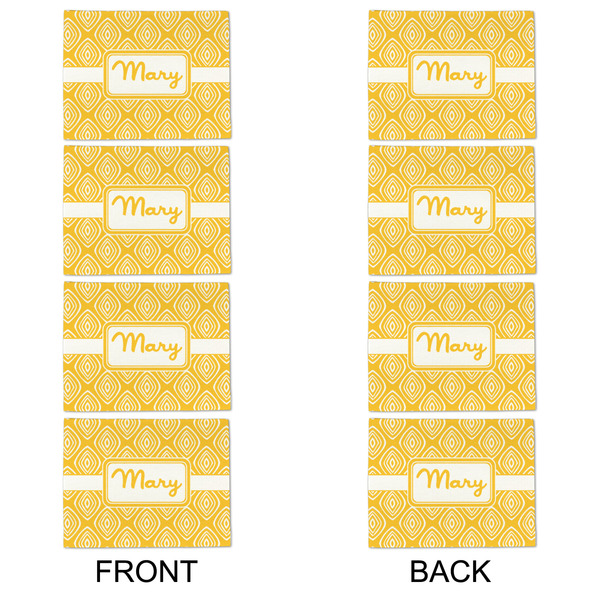 Tribal Diamond Linen Placemat - APPROVAL Set of 4 (double sided)