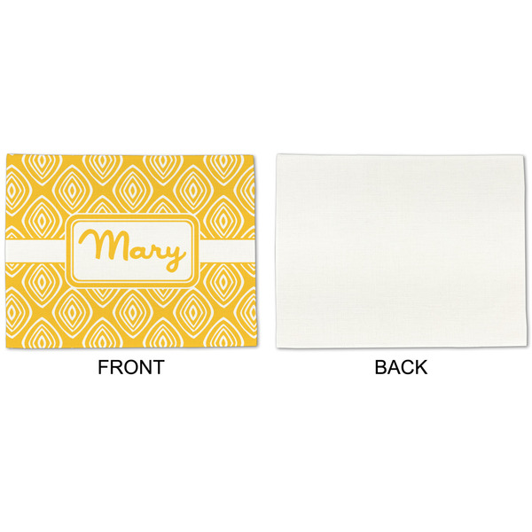 Tribal Diamond Linen Placemat - APPROVAL Single (single sided)