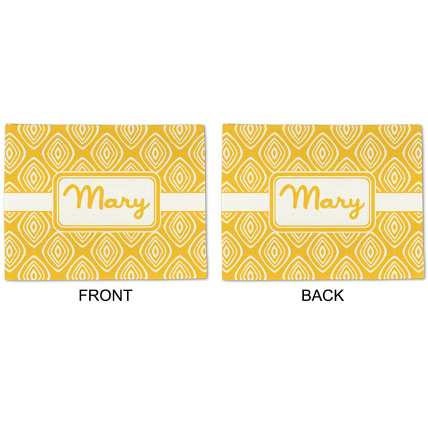 Tribal Diamond Linen Placemat - APPROVAL (double sided)