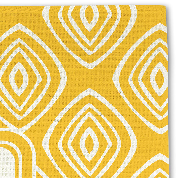 Tribal Diamond Linen Placemat - DETAIL