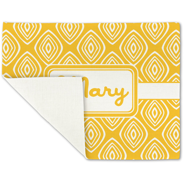 Tribal Diamond Linen Placemat - Folded Corner (single side)