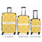Tribal Diamond Luggage Bags all sizes - With Handle