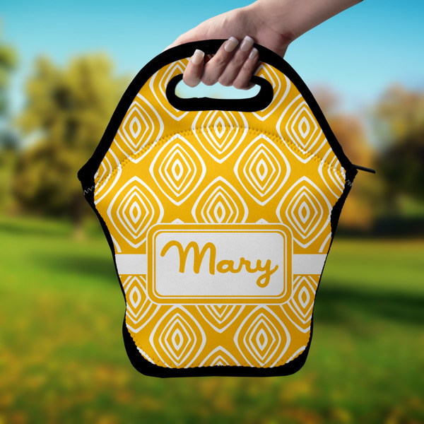 Tribal Diamond Lunch Bag - Hand