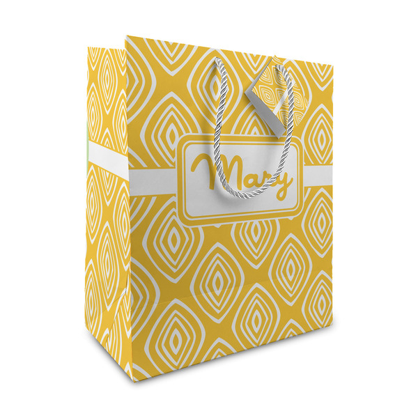 Custom Tribal Diamond Medium Gift Bag (Personalized)