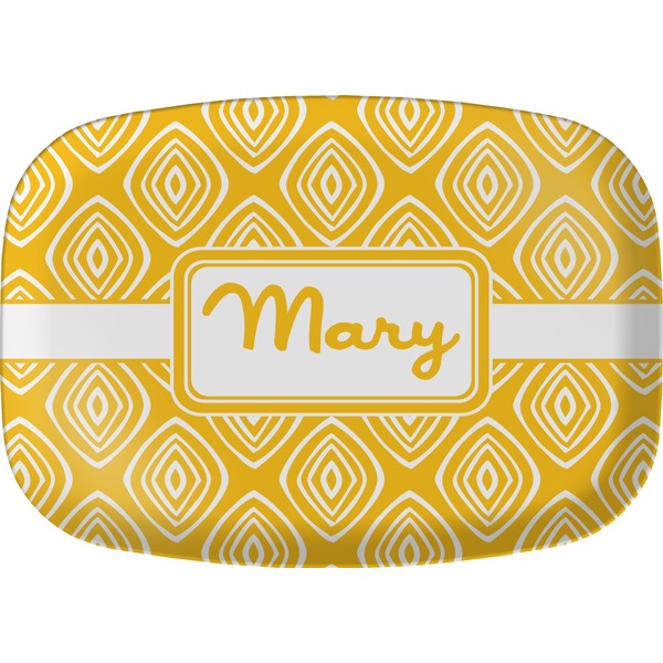 Custom Tribal Diamond Melamine Platter (Personalized)