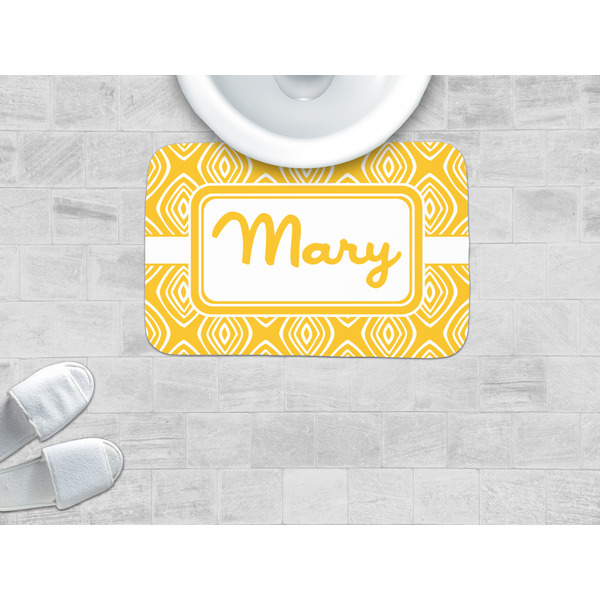 Tribal Diamond Memory Foam Bath Mat - LIFESTYLE