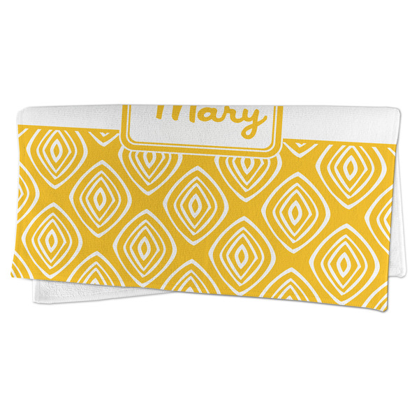 Tribal Diamond Microfiber Dish Rag - FOLDED (half)