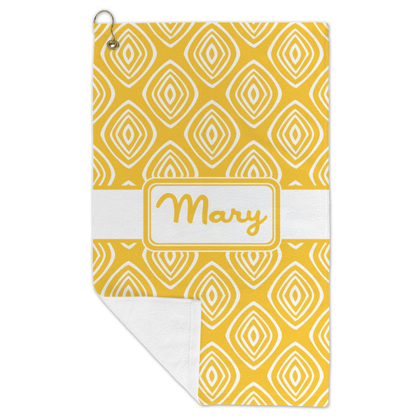 Tribal Diamond Microfiber Golf Towels - FOLD