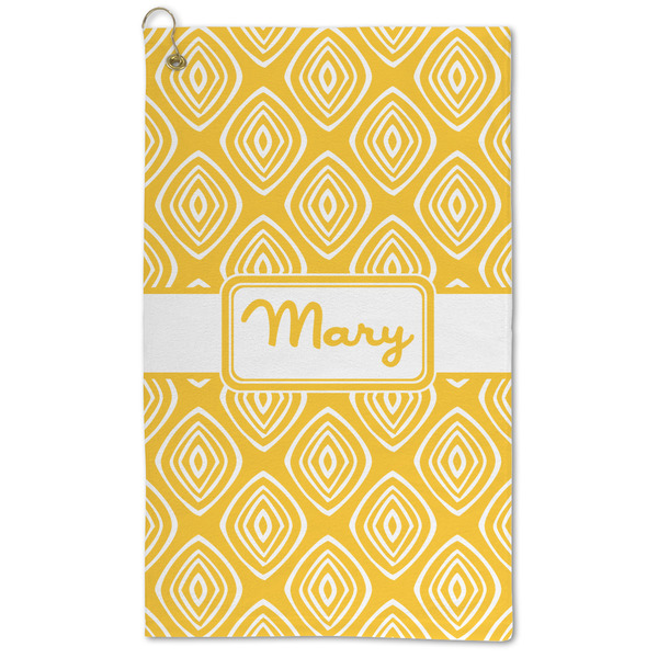 Custom Tribal Diamond Microfiber Golf Towel - Large (Personalized)