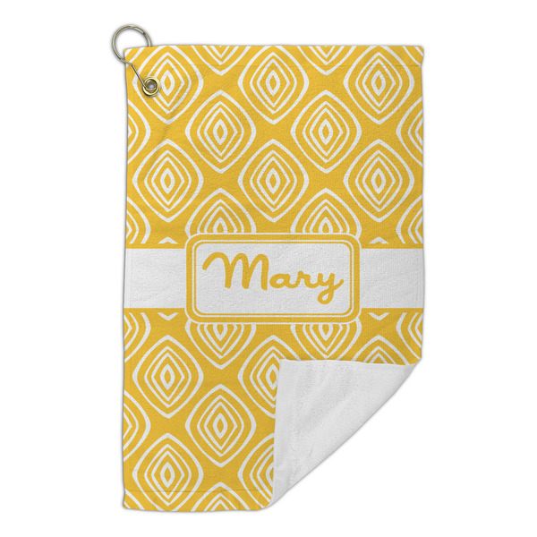 Tribal Diamond Microfiber Golf Towels Small - FRONT FOLDED