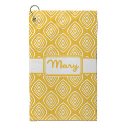 Tribal Diamond Microfiber Golf Towel - Small (Personalized)